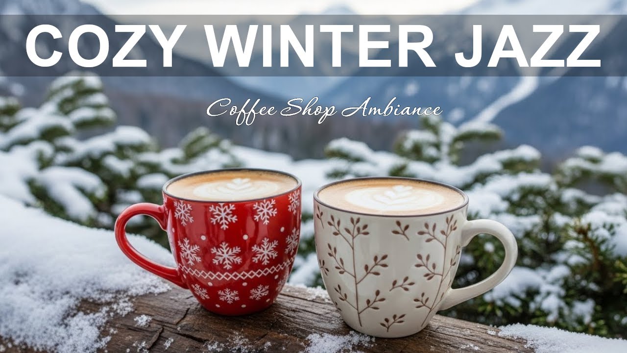 Cozy Winter Jazz Music ☃️☕ Sweet Ambiance - Positive Bossa Nova Piano Music for Holidays