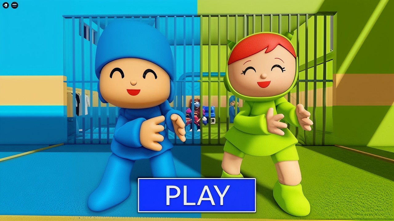 POCOYO & NINA Prison Escape! (Obby)