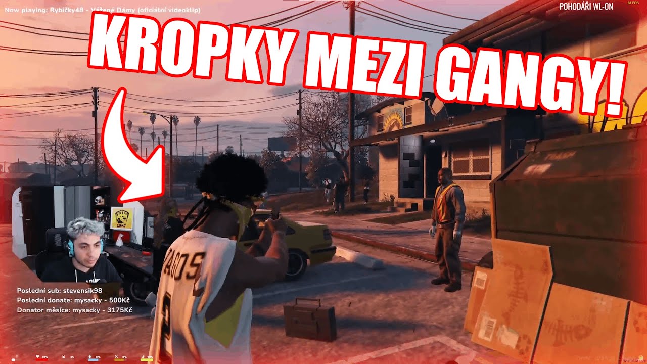 CUKY NA POHODÁŘÍCH?!😲 GANGY DĚLAJÍ BORDEL!🔫 POHODÁŘI RP