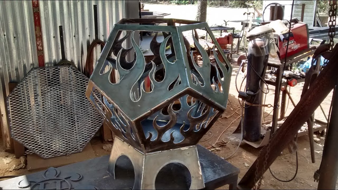 Pentagon fire pit ( torch cut)