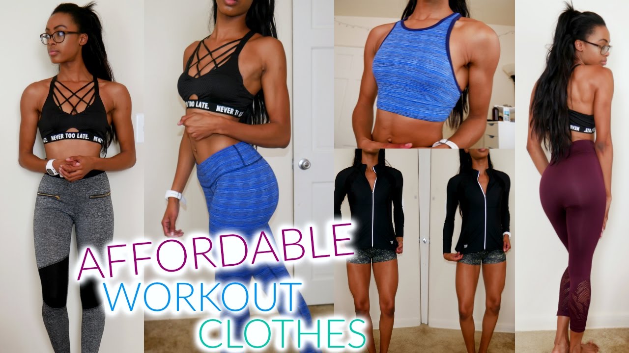 HUGE TRY-ON WORKOUT CLOTHING HAUL! | Aerie, Kurveshop, etc. • Lawenwoss