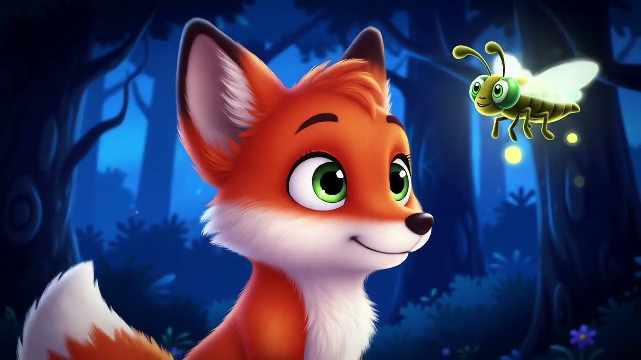 Fletcher's Firefly Friend! 🦊✨ Forest Light Show! &mdash; BEST KIDS SONGS
