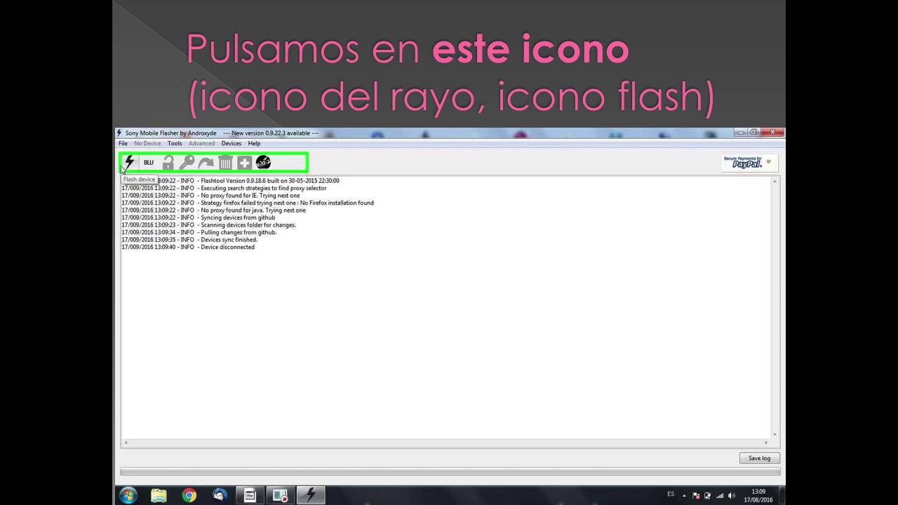 Flashear Sony Xperia con FlashTool