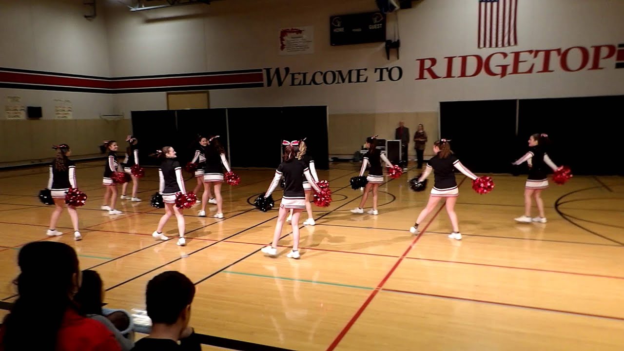 Ridgetop Middle School Varsity cheer expo performance 2016