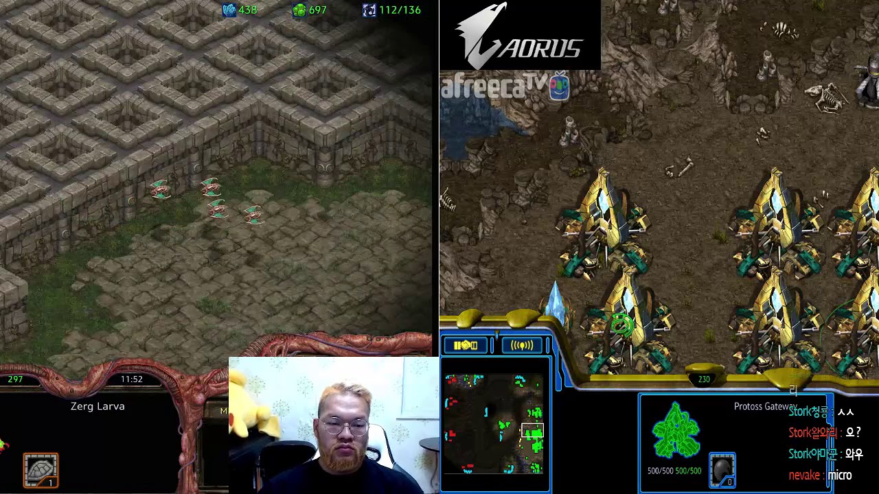 (1) Larva vs Stork ZvP @ Crossing Field [2017-09-27] [SC:R]