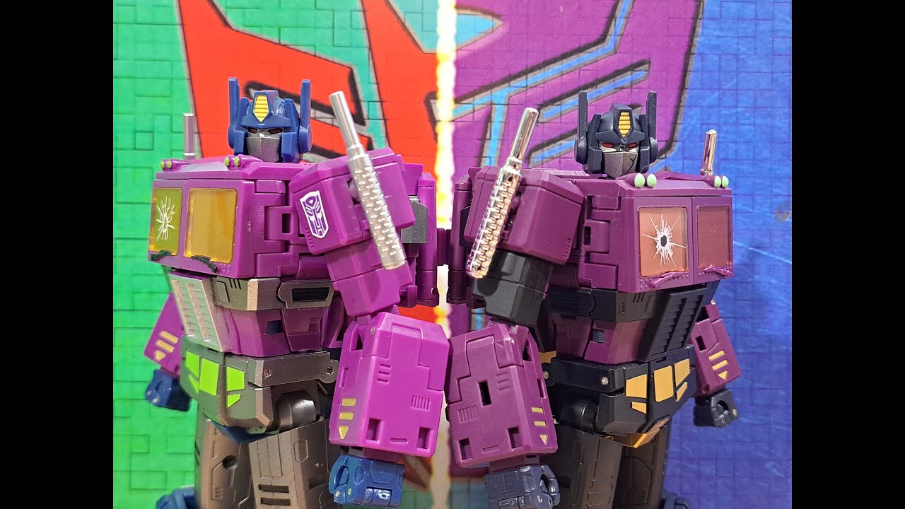 Video Review of the AS and MD KO SS86 Shattered Glass Optimus Primes