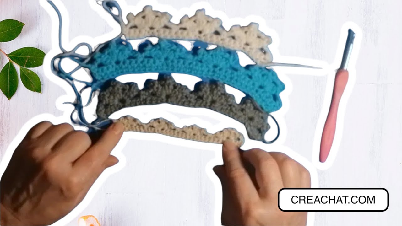 Crochet : Bordure de finition #1