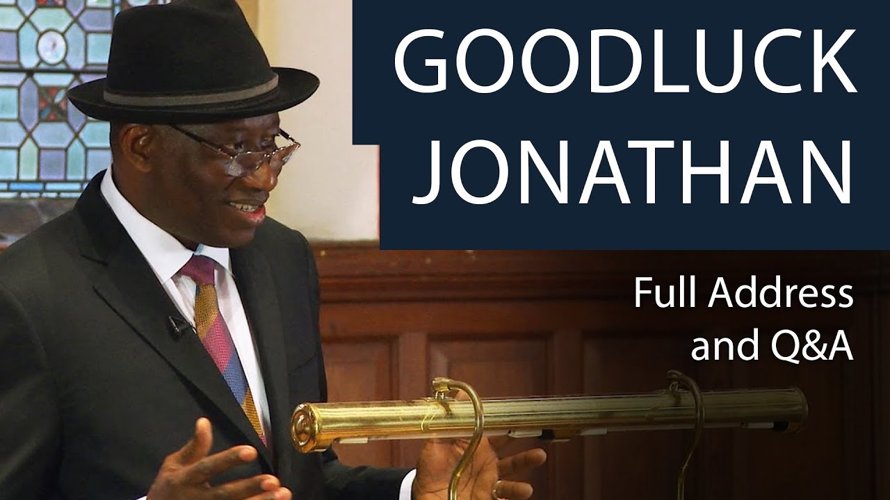 Goodluck Jonathan | Full Address & Q&A | Oxford Union