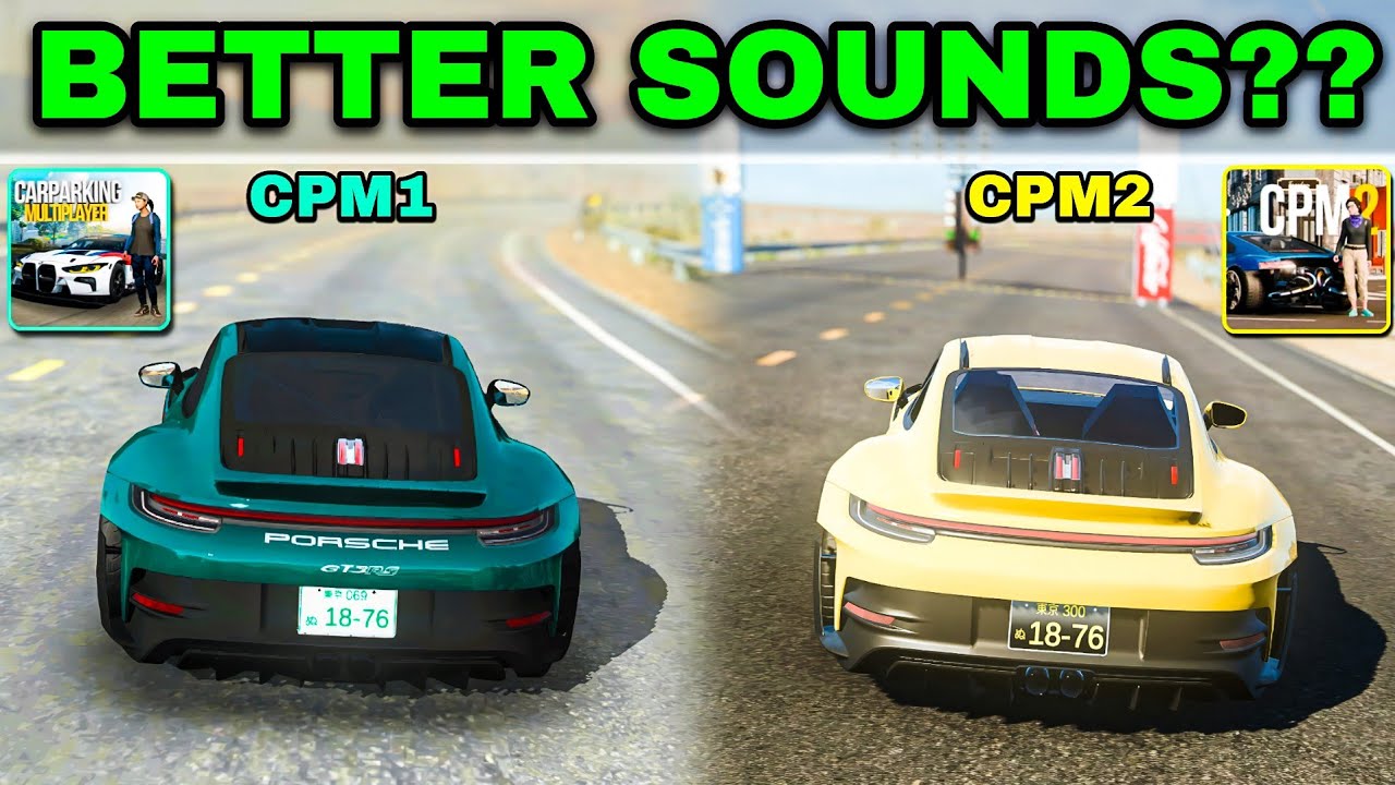 Car Parking Multiplayer vs Car Parking Multiplayer 2 | Best Car Sounds Comparison ( Max Graphics)