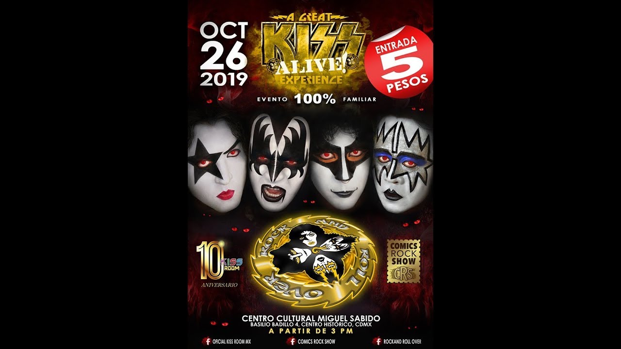tributo a kiss - ROCK AND ROLL OVER - 26/OCTUBRE/2019