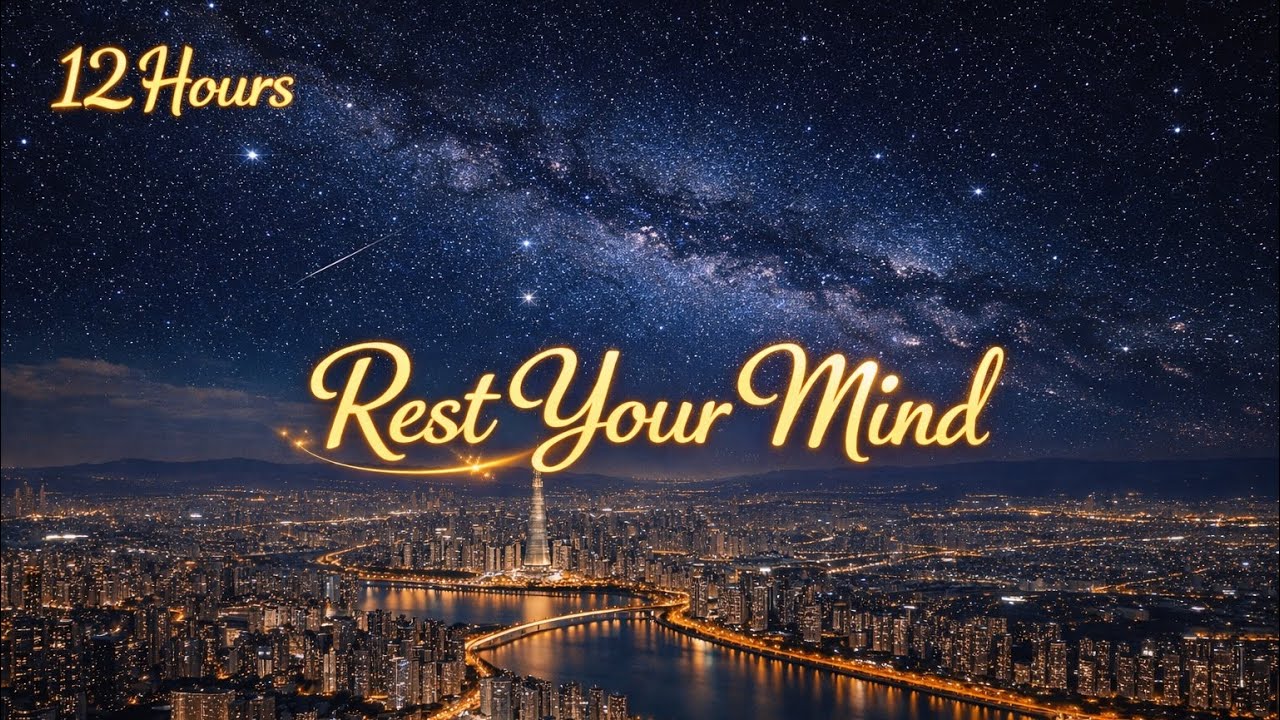 12 Hours of Deep Sleep Music for Tired Minds 🌙 Stress Relief & Full Night Reset