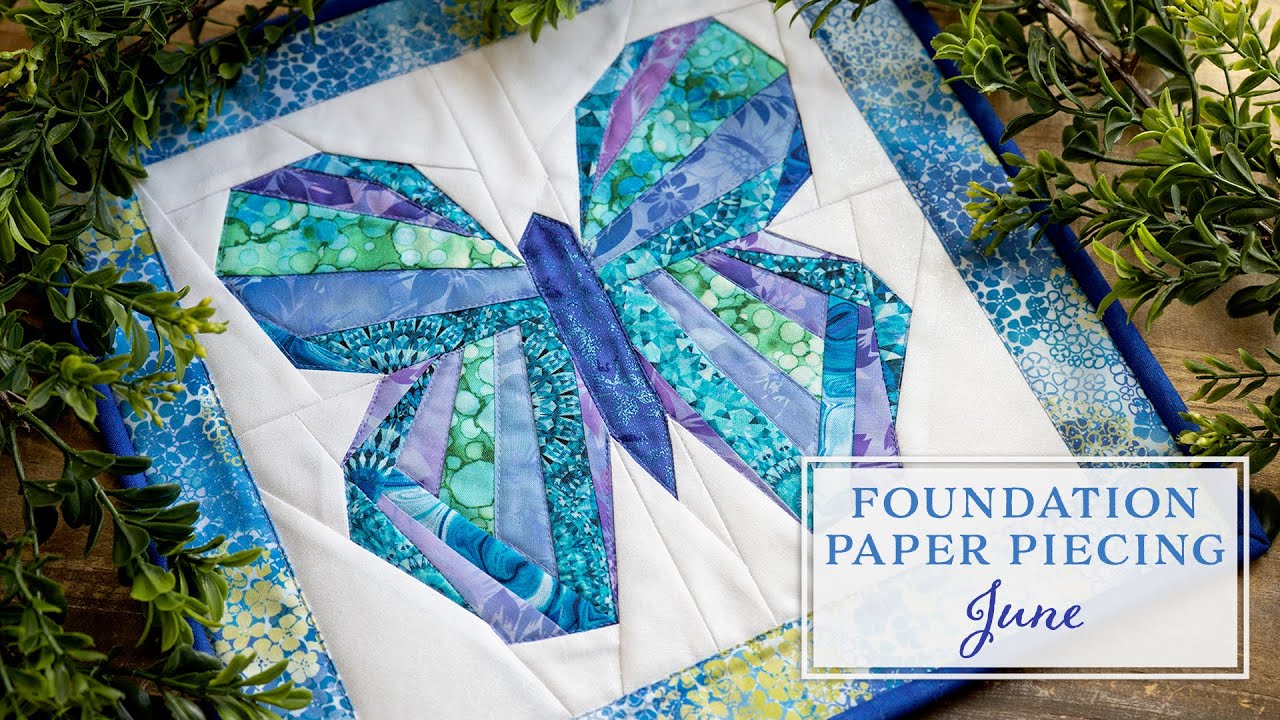 Foundation Paper Piecing Series - June | a Shabby Fabrics Tutorial