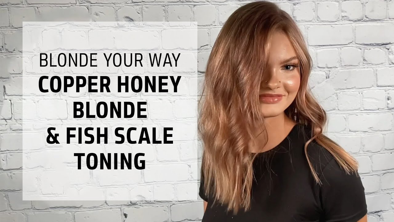 Iridescent Copper Honey Blonde Coloring & Toning Service | Blonde Your Way | Goldwell Education Plus