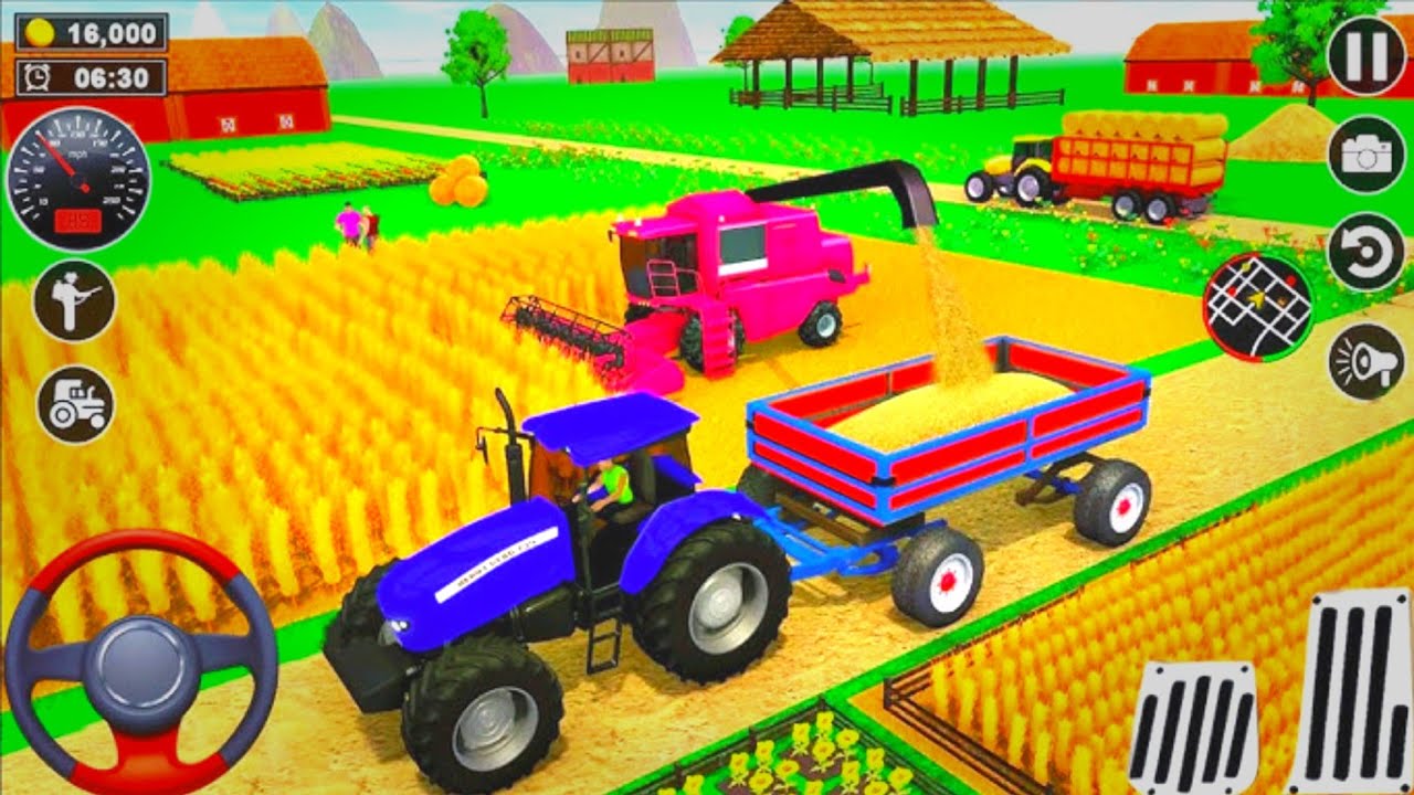 New Tractor Games 2026 - Modern Farm Tractor Driving Games - Farming Tractor 3D - Android Gameplay