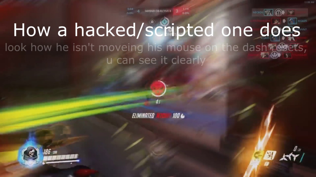 Necros HACKING! Bustvideo | Overwatch