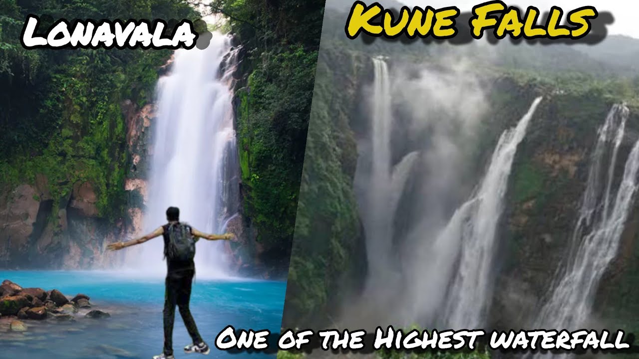 Kune Falls - Lonavala 🌊 | One of the highest Waterfall near Pune and Mumbai | JollyTravellingBegins