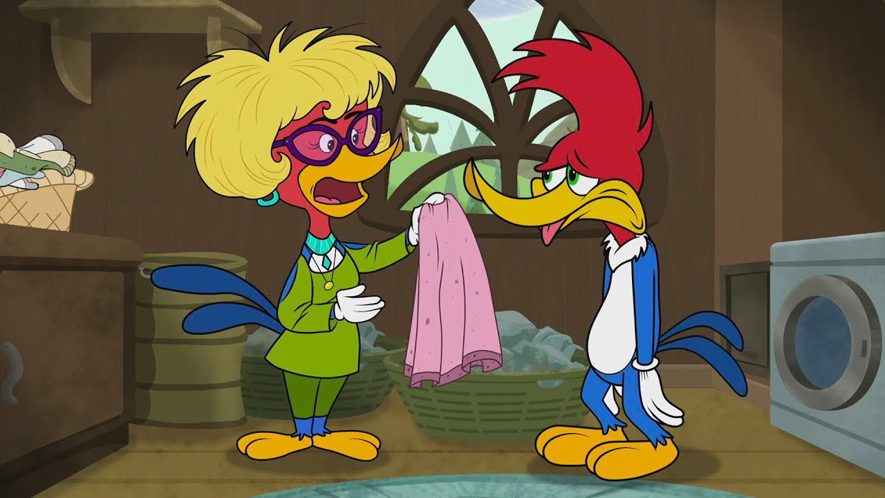 Doing Chores with Mom | Woody Woodpecker