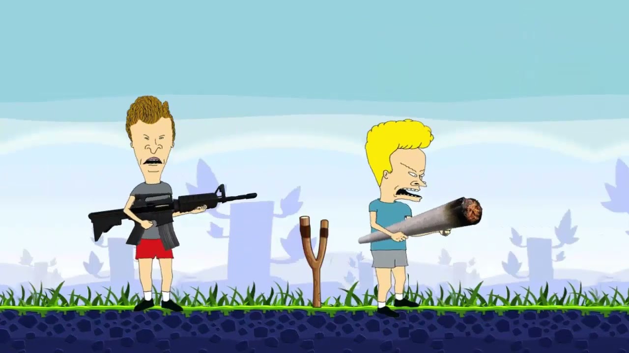 [3LAMESTUDIO Reupload] Angry Beavis and Butt-head(angry birds meet beavis and butt-head)parody