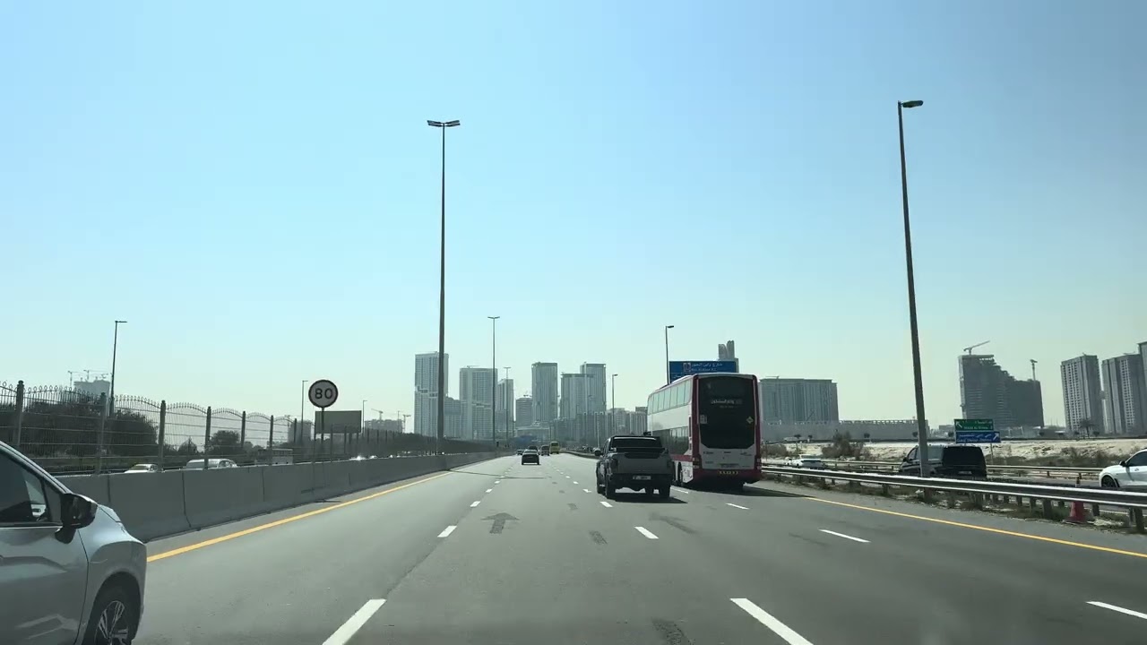 Downtown Dubai to Dubai Outsource Zone 🚗 4K Timelapse Drive | Dubai POV City Drive #DriveDubai 2026