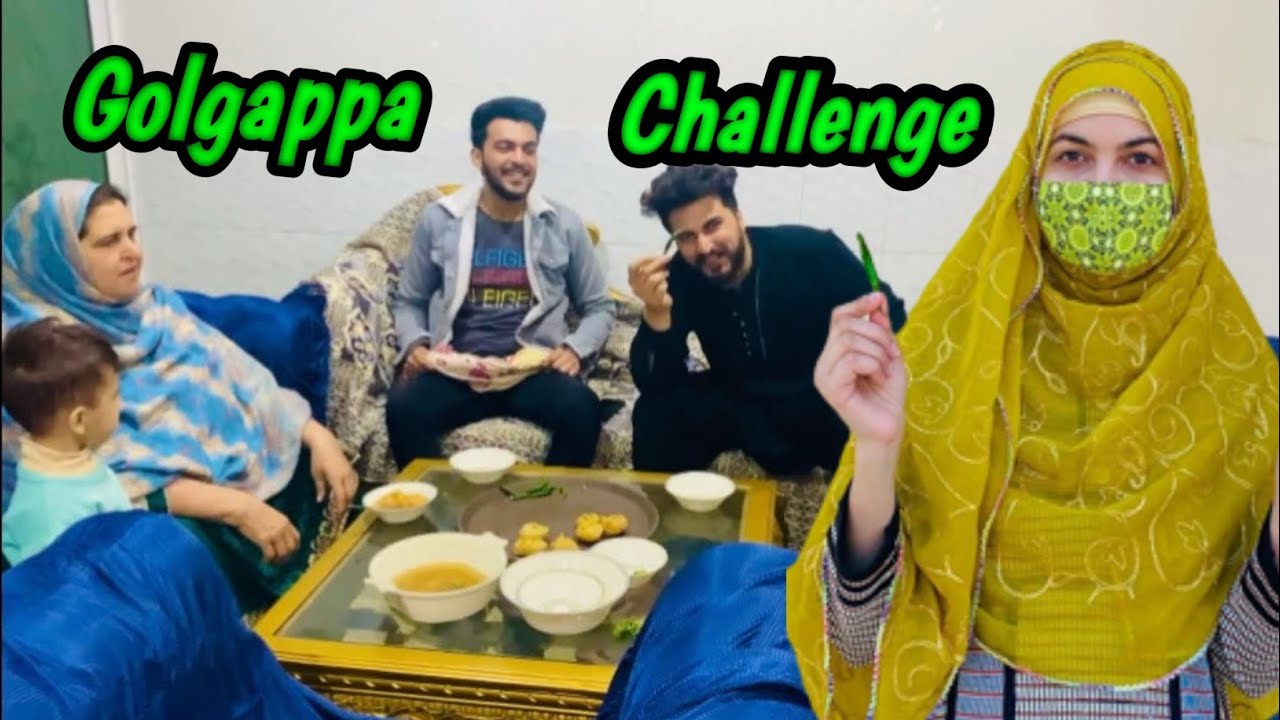 Golgappa Challenge 😂 || Khatar Naak Punishment 🥵 || Lahori Punjabi Family