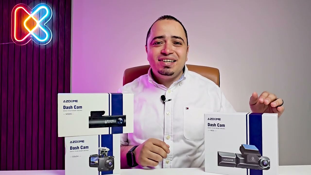 Azdome M550 Dash Cam 3Ch الكاميرا اللي عمرها ما خذلتني