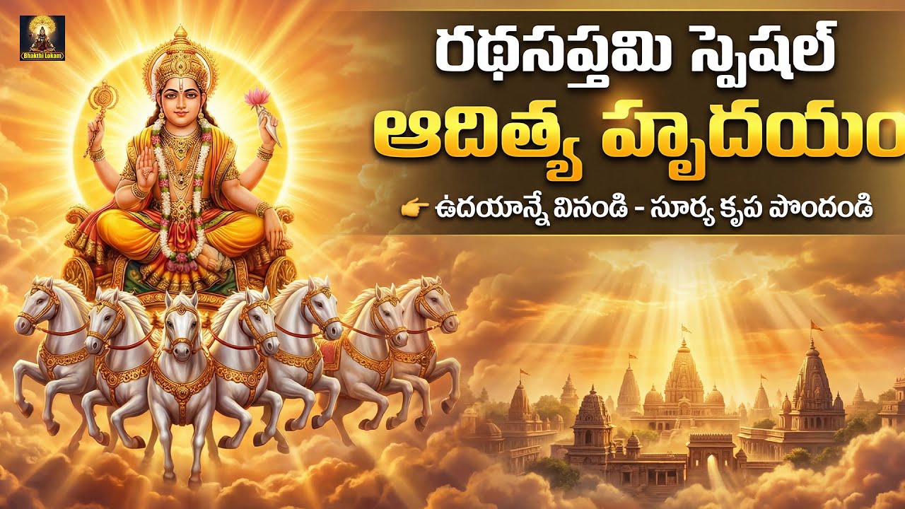 Adithya Hrudayam with Telugu Meaning | Rathasapthami Special | Surya Devotional Mantra