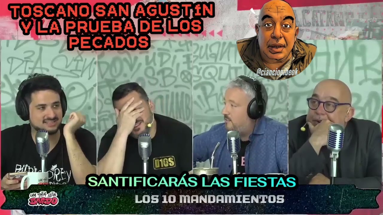 TOSCANO habla de su santo favorito y se expone al cuestionario de los pecados capitales