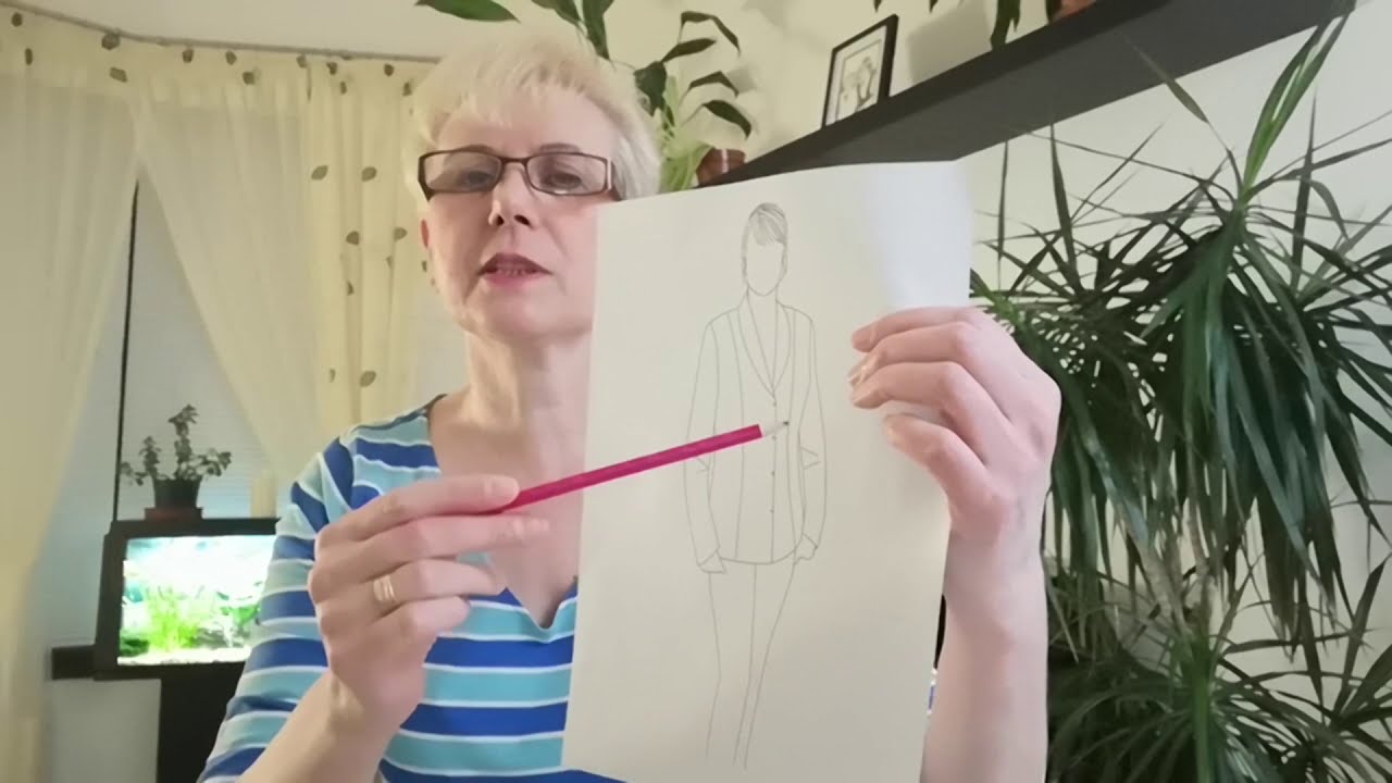 Jak robimy szablony żakietu z kołnierzem szalowym. Krok po kroku. Teresa Żukowska cz.48