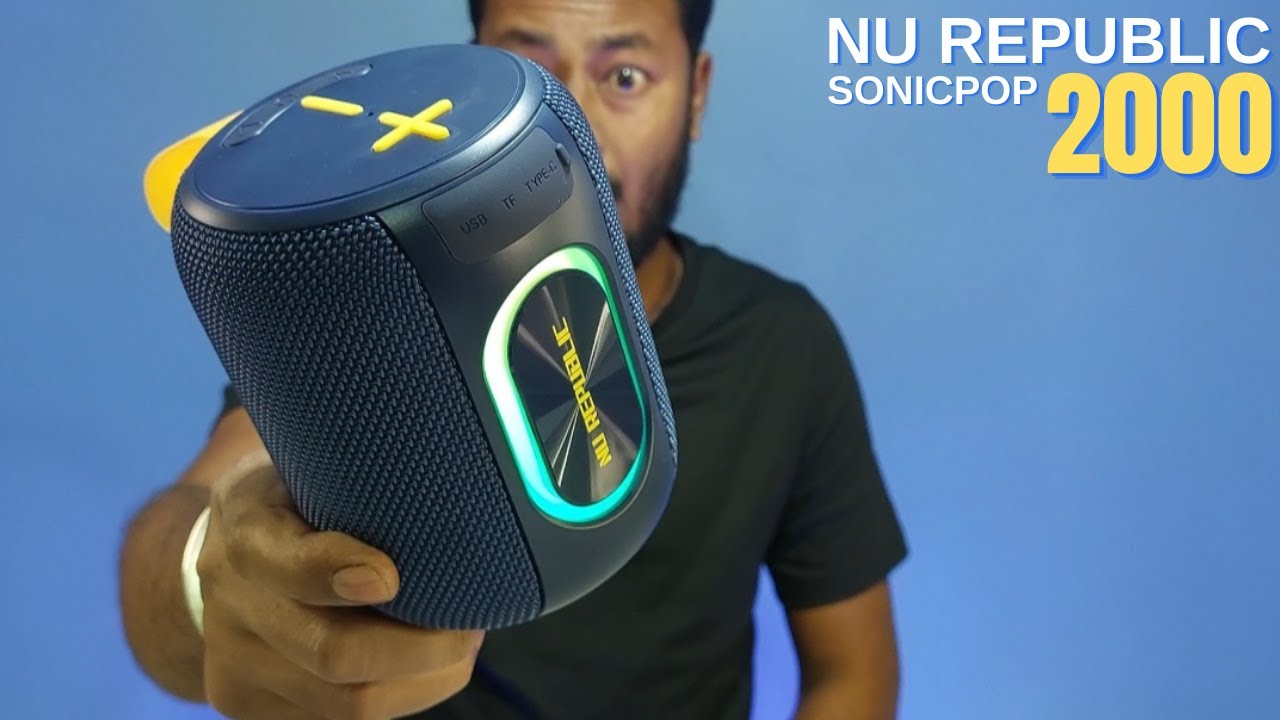 Nu Republic Sonicpop 2000 | Speaker Unboxing & Review | Best Bluetooth Speaker Under 1500 |