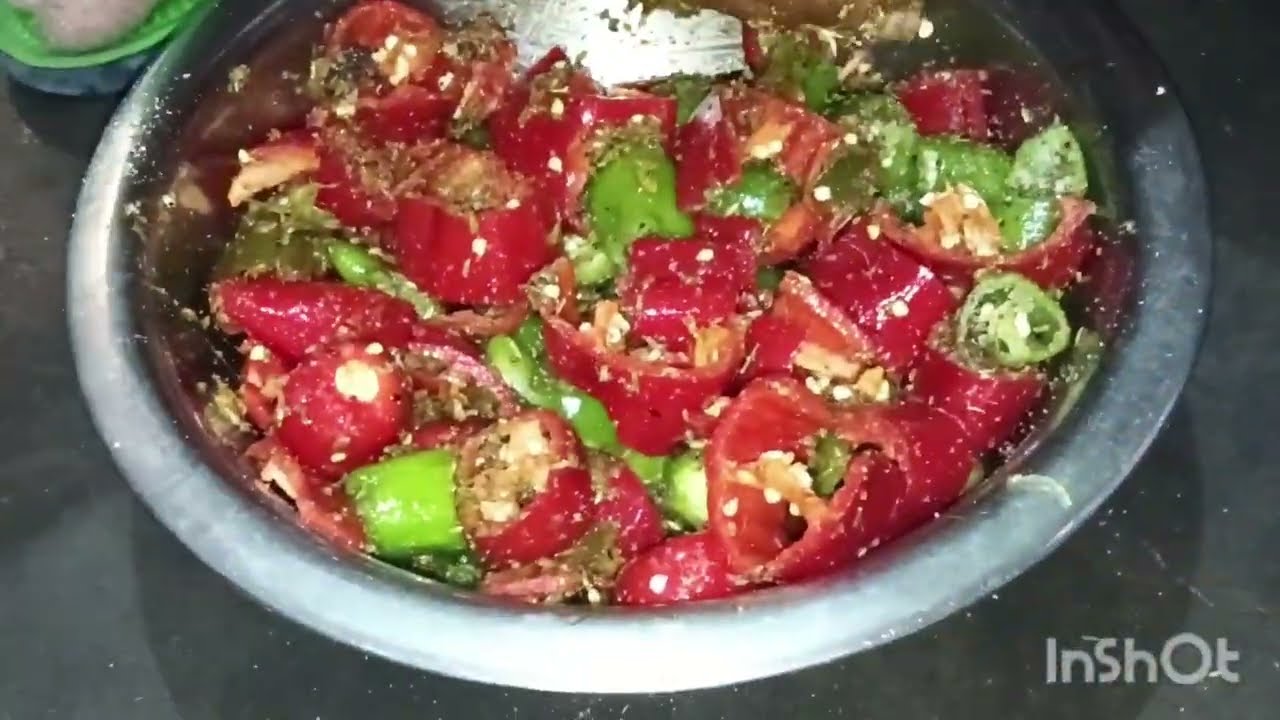 मिर्च आचार कैसे बनाएं। लाल मिर्च। हरी मिर्च आचार