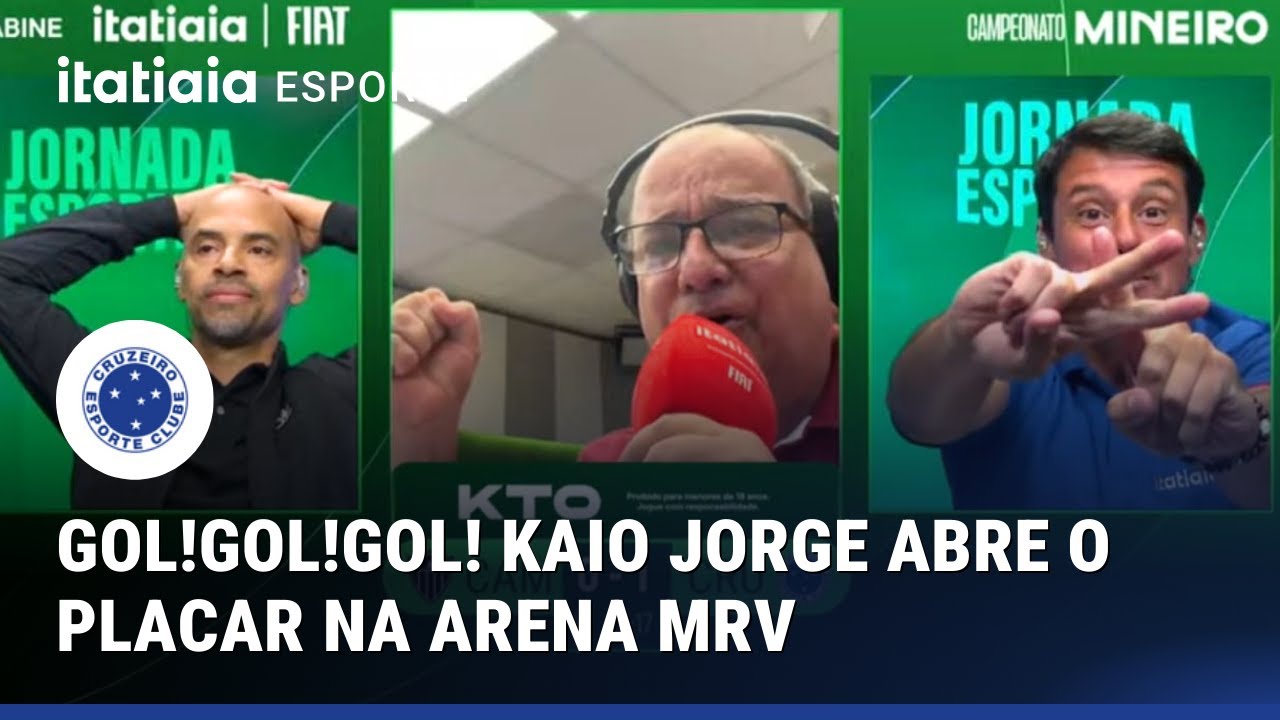 FAÇA O K IMEDIATAMENTE! KAIO JORGE MARCA E ABRE O PLACAR PARA O CRUZEIRO