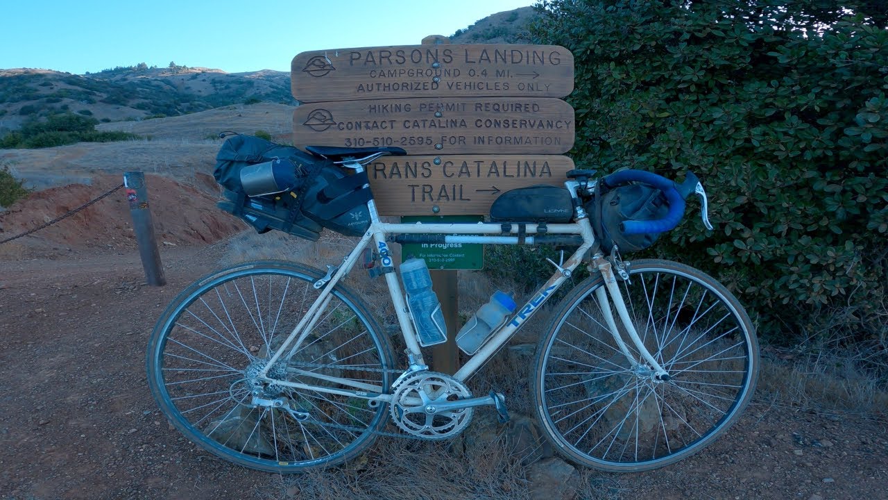 Bikepacking Catalina Island on a Vintage Trek
