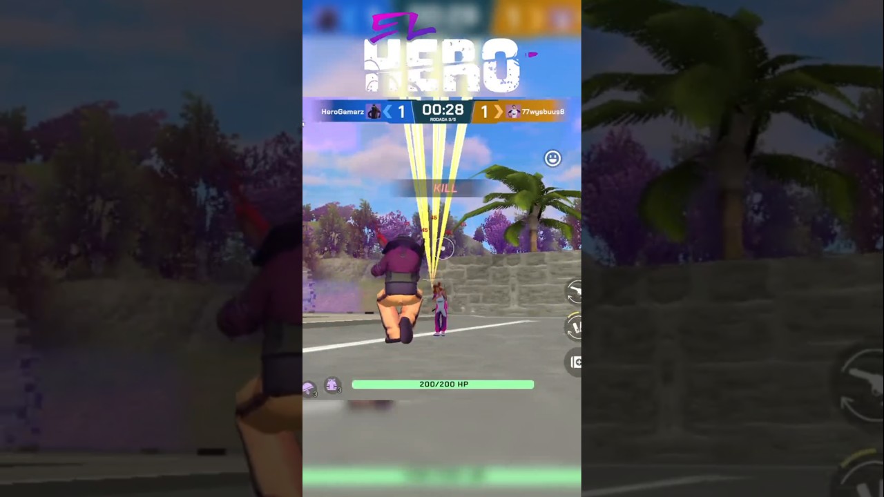 EL HERO 😱 1vs 1 No DAMAGE 🔥