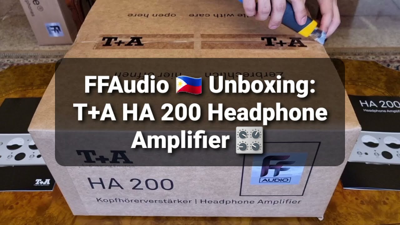 FFAudio 🇵🇭 Unboxing: T+A HA 200 Headphine Amplifier 🎛