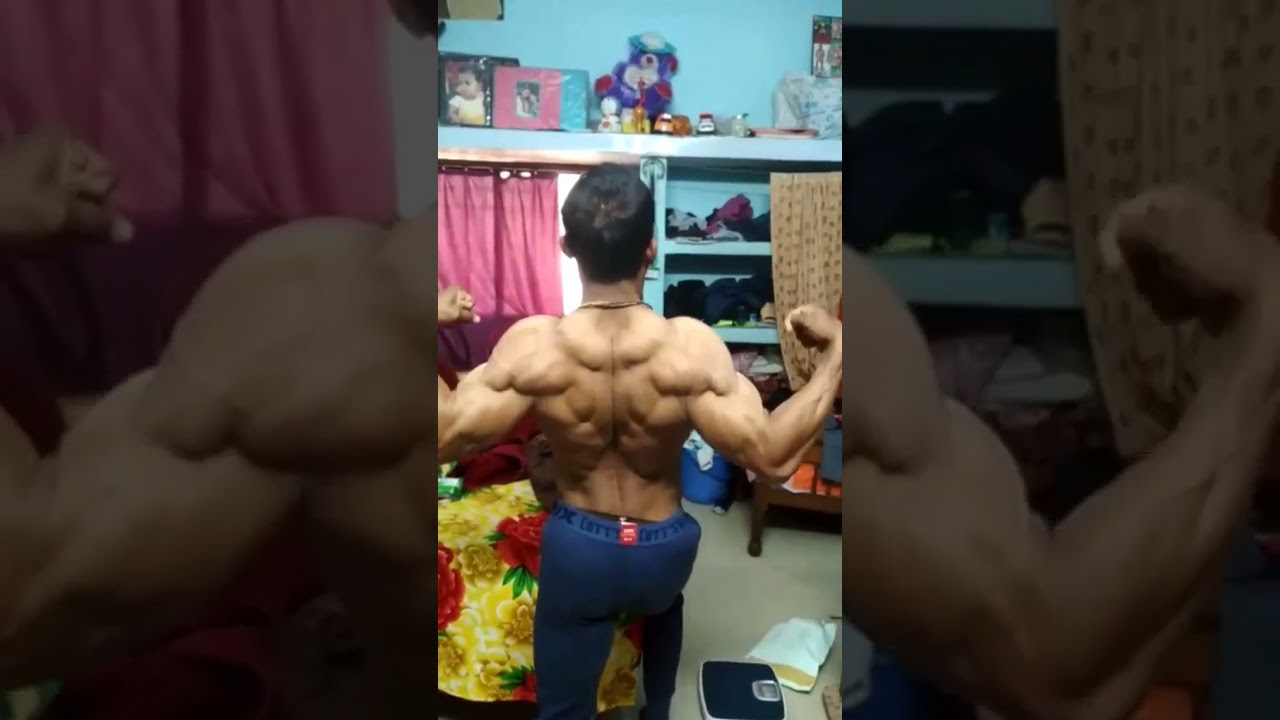 #shorts #back #double biceps