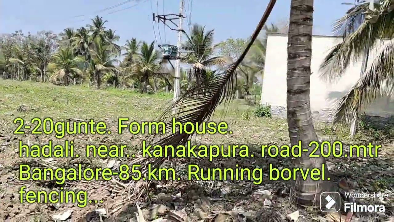 2-20-gunte. Land for sale.hadali. near. Bangalore 85. KM. Kanakapura Road