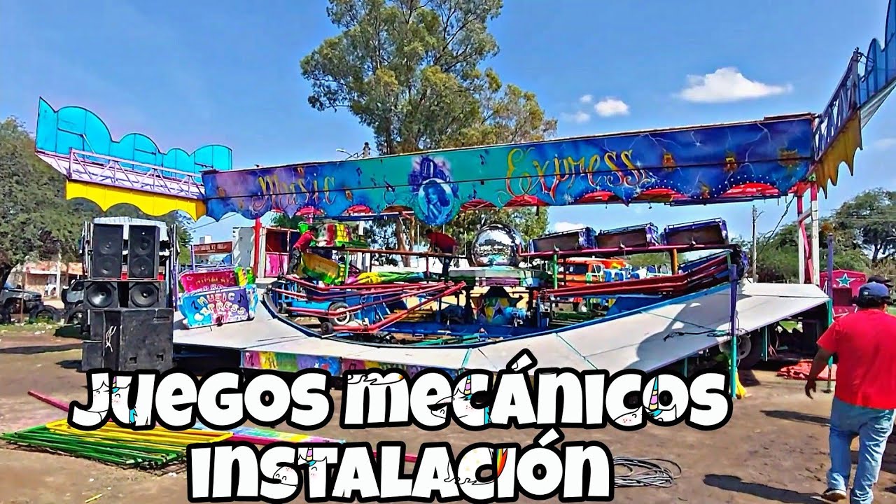 Instalando Y Desistalando Juegos MECÁNICOS. Medio Sitio, Silao Guanajuato.