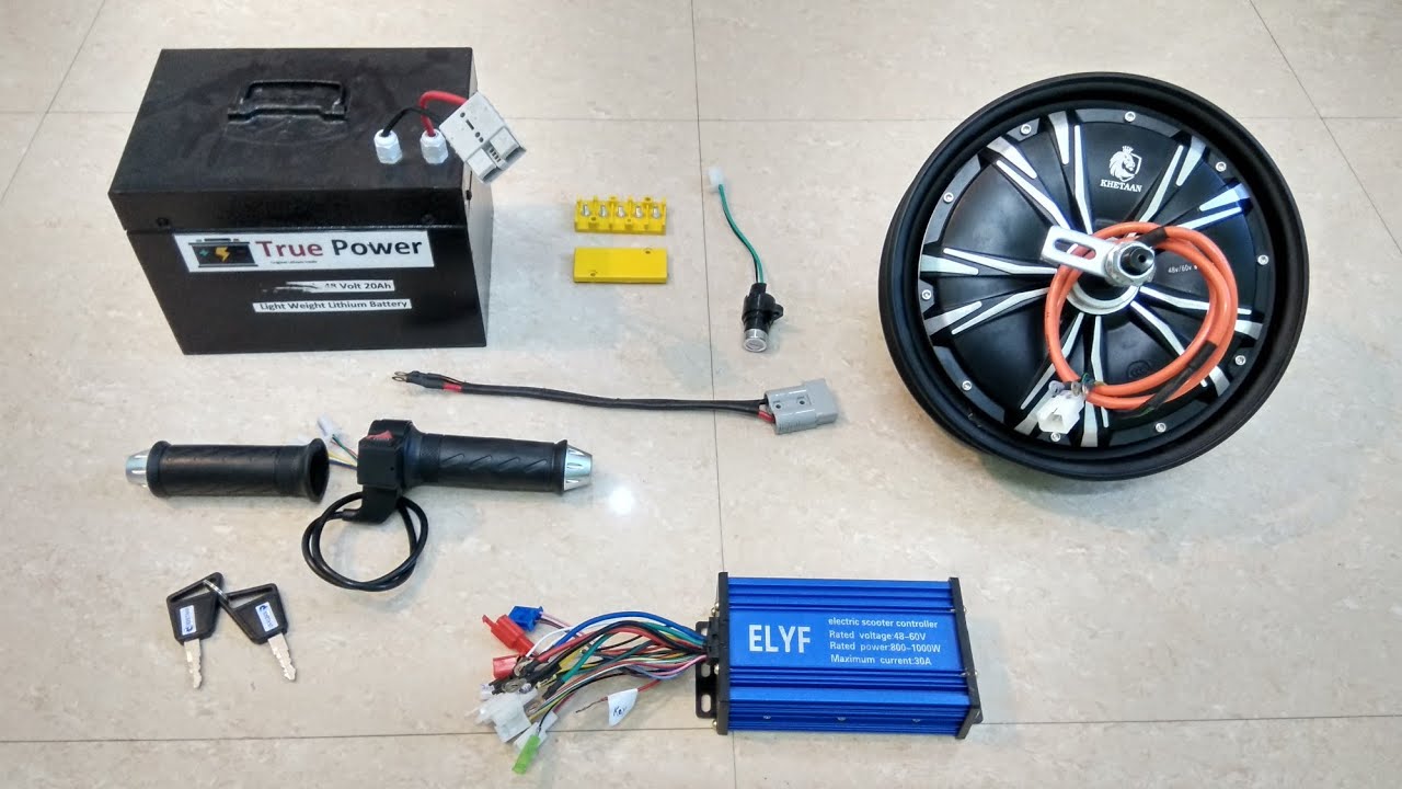 Powerful 1000 watt Hub motor kit Unboxing