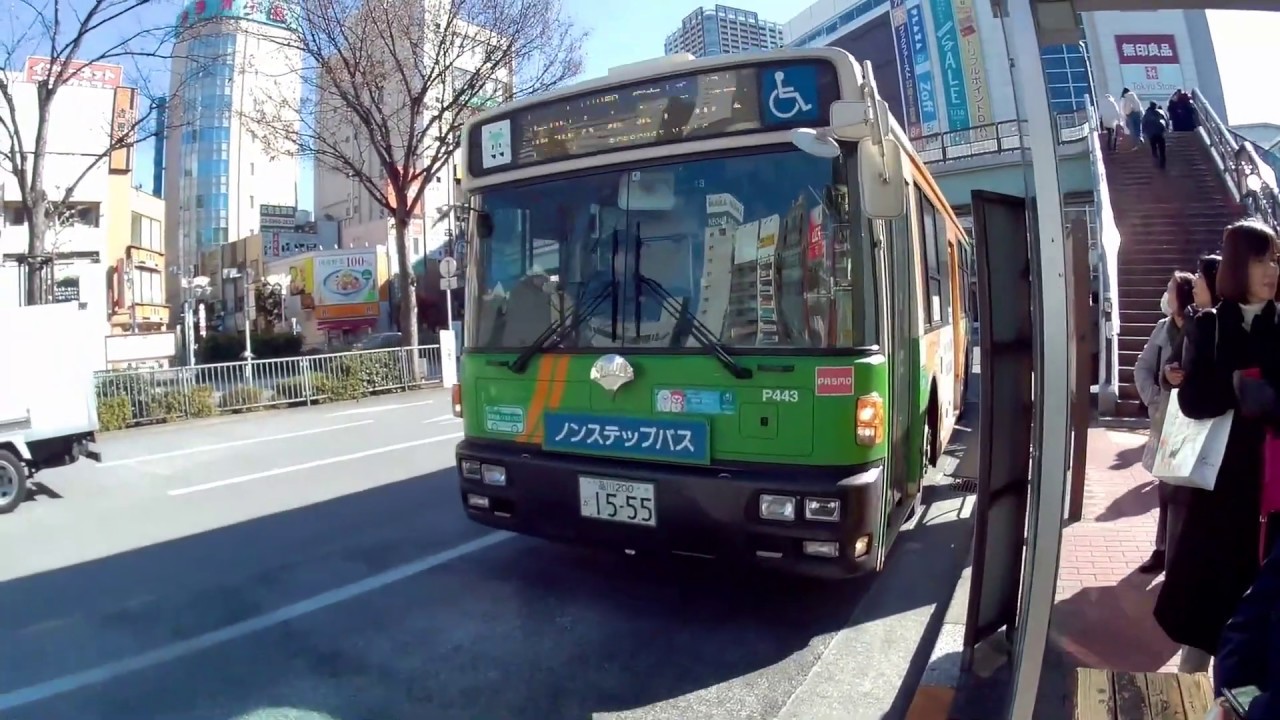 【前面展望】都営バス［反96］五反田駅➡六本木ヒルズ