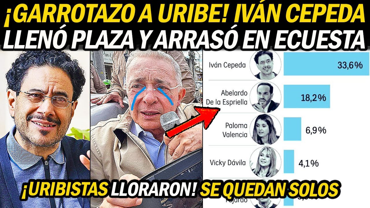 GARR0TAZO DE CEPEDA A URIBE: Uribismo PASÓ VERGONZOSO momento ¡PLAZA LLENA Y NUEVA ENCUESTA!
