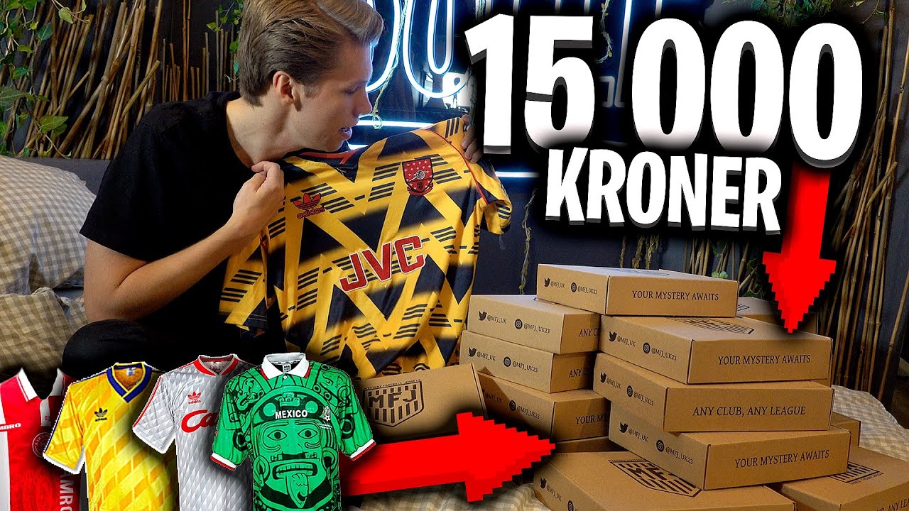 Jeg brukte 15 000 kroner på fotballdrakter, og det gikk slik... 👀 📦