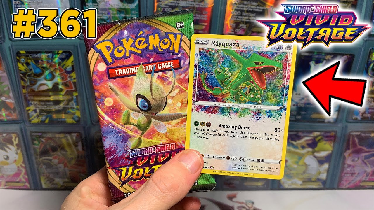 THE McDOUBLE! AMAZING RARE RAYQUAZA! Opening a Pokémon Booster Pack Every Day In 2020 - Episode 361
