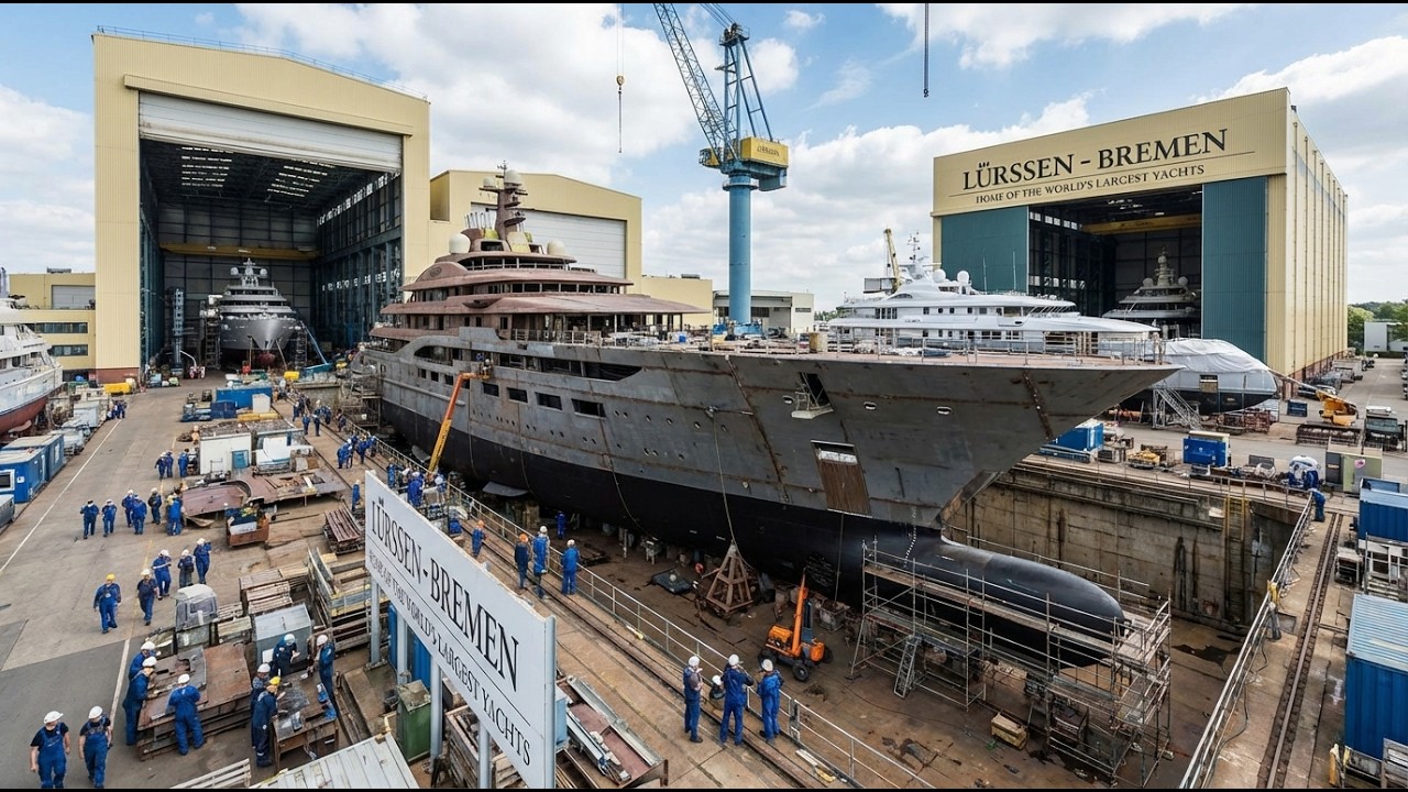 Inside the Factory: The Full Build Process of Dilbar, the $800,000,000 Mega Yacht