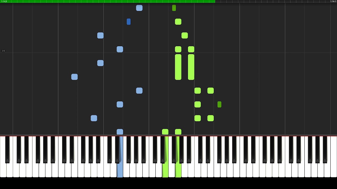 Cancion del Mariachi - Desperado Theme | Piano Tutorial | Synthesia | How to play