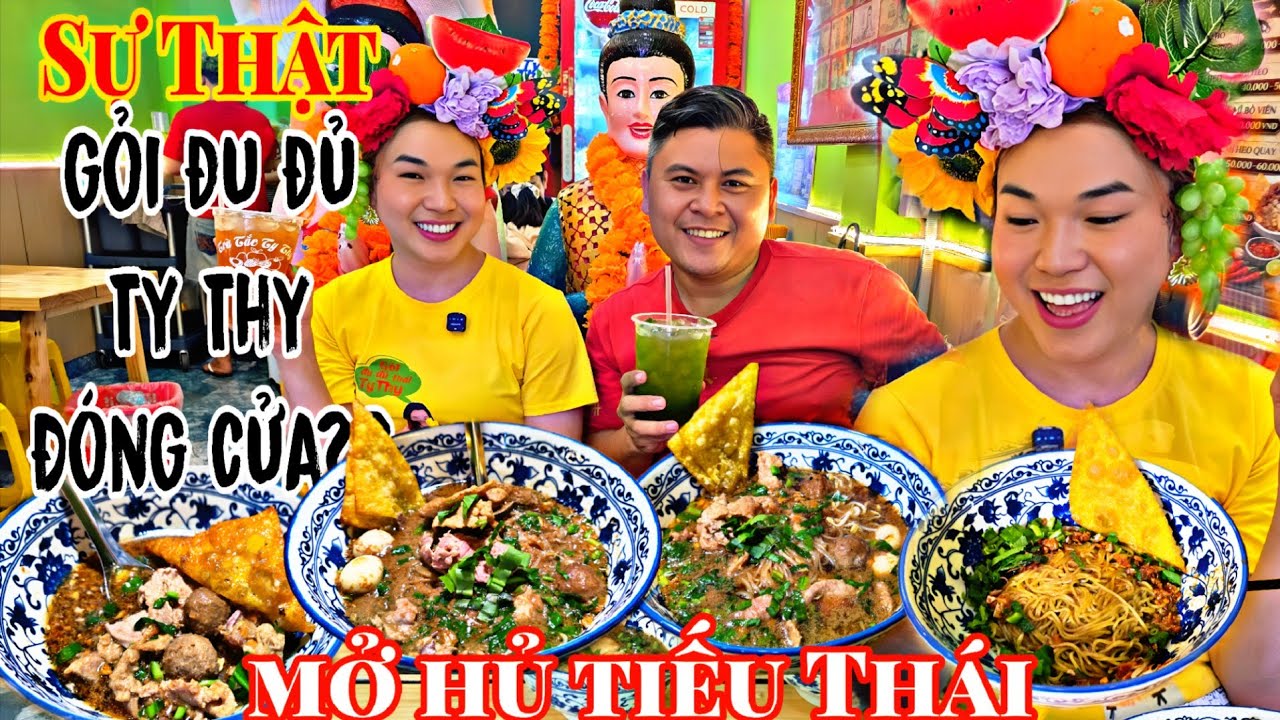 SỰ THẬT Gỏi Đu Đủ Ty Thy Nghỉ Bán ? Võ Sư Lộc ỦNG HỘ 4 TÔ HỦ TIẾU THÁI Ngay Tai Chổ Tìm Câu Trả Lời