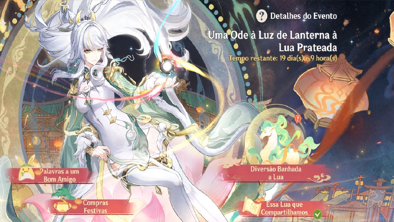 Genshin Impact - Uma Ode à Luz de Lanterna à Lua Prateada (Evento) (Parte 3)