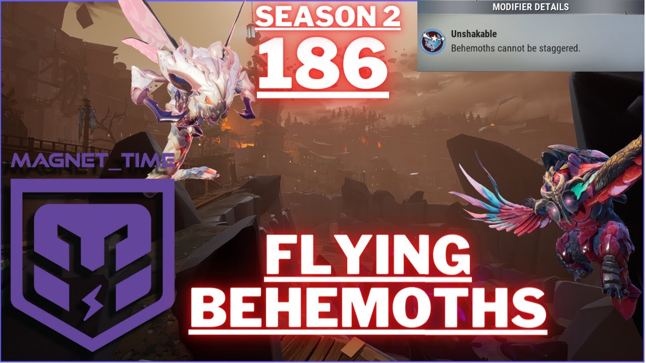 Unshakable Flying Behemoths   | Dauntless Gauntlet S2 Level 186 | Top 10 META Guild Recruiting