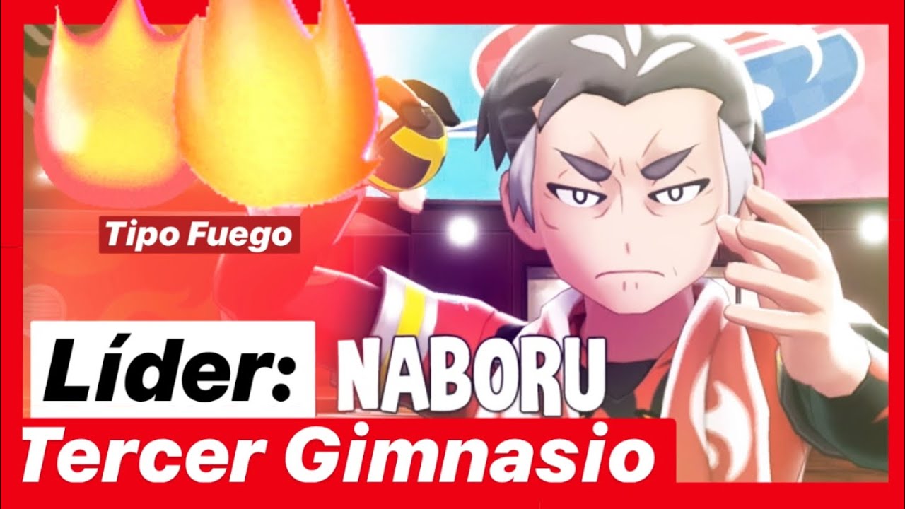 [Parte 5] 3er Gimnasio Pokemon, Lider NABORU, Pokemon Espada para Nintendo Switch