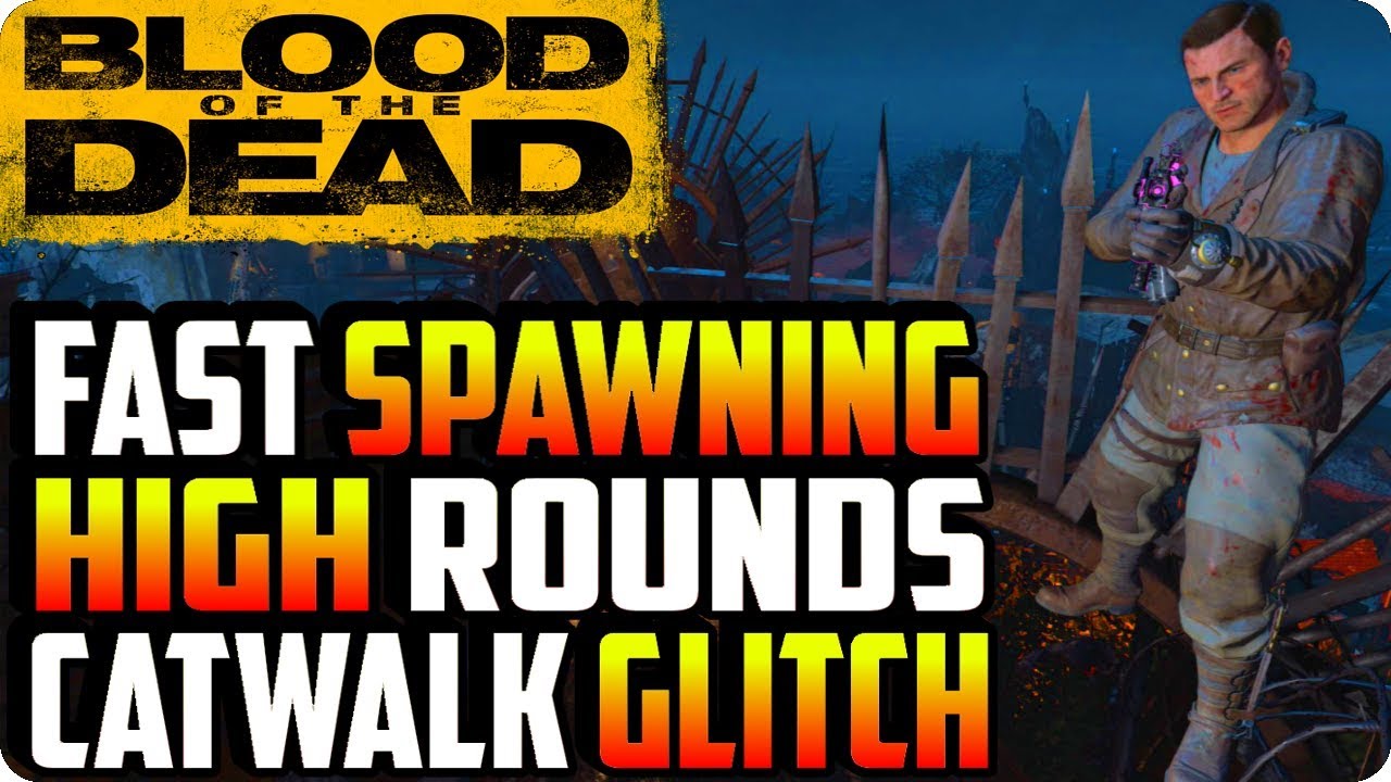 BO4 Zombie Glitches: Fast Spawning High Round Catwalk Glitch (BOTD) - Black Ops 4 Glitches