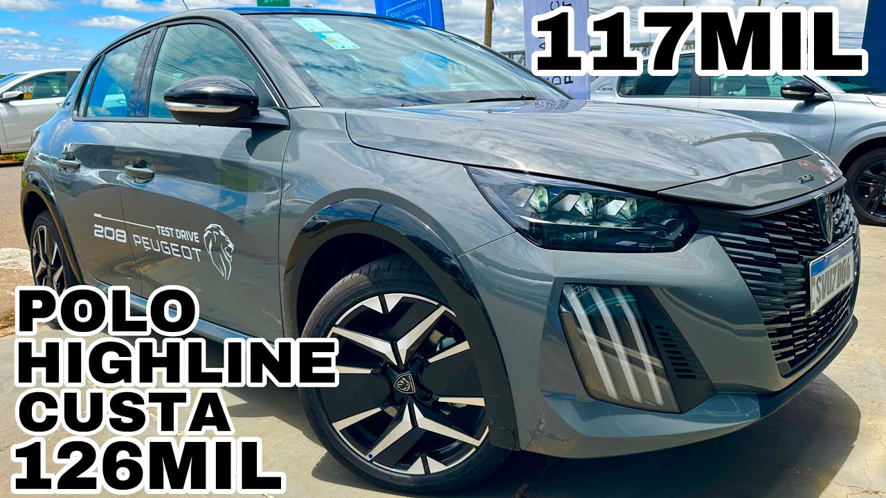 NOVO PEUGEOT 208 GT 1.0 TURBO 2025 EM DETALHES | MUITO SUPERIOR A POLO HIGHLINE E ONIX PREMIER!!!